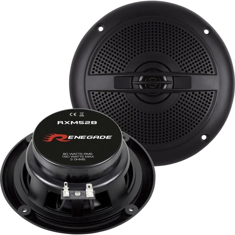Renegade - RXM52B Haut-parleur pour bateaux 160 w Contenu: 1 paire(s) Q702172