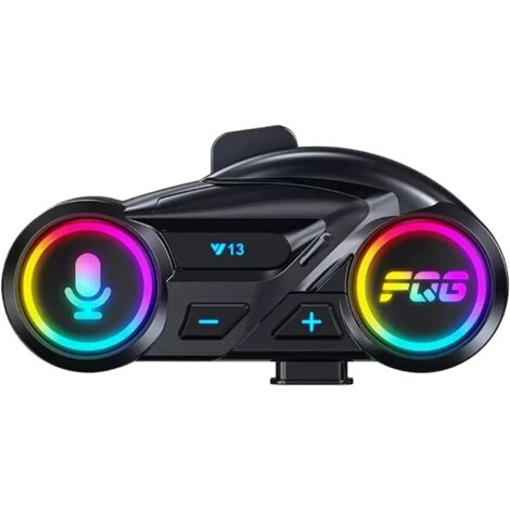 Haut-Parleur pour Casque De Moto,Système Audio sans Fil