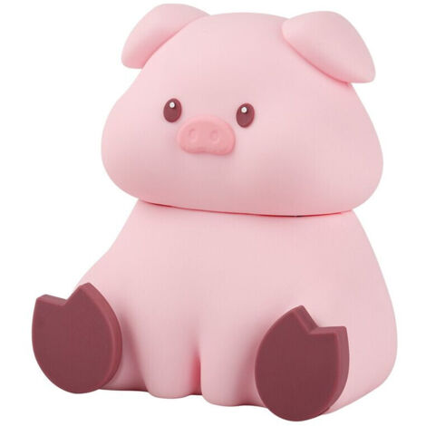 Haut-parleur sans fil 5.2 avec animaux mignons lecteur musique MP3 et support téléphone motif cochon