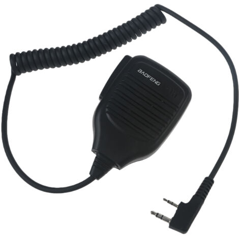 Haut-parleurs puissants, microphone d'origine Baofeng, accessoires pour talkie-walkie BF888S, BF888S, UV 82, UV5R, UV82 et UV-5R (radio portable).-AquaForge
