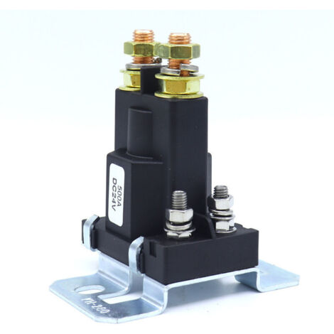 Haute Courant Relais Démarreur 500AMP DC 24V 4 Broches Voiture Auto Démarrage Contacteur Double Batteries Isolateur Contrôle on/Off Switch