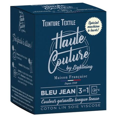 HAUTE-COUTURE - Teinture textile haute couture bleu jean 350g