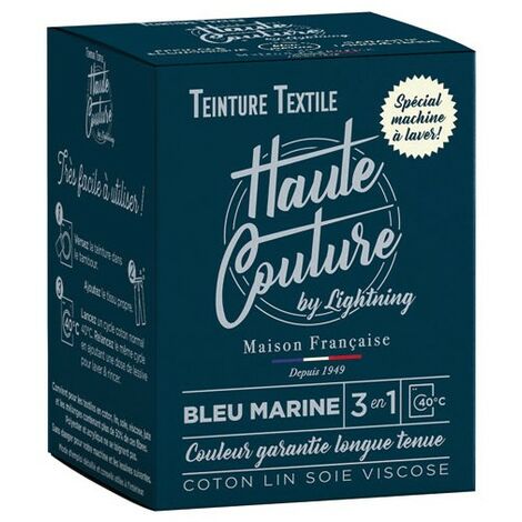 HAUTE-COUTURE - Teinture textile haute couture bleu marine 350g