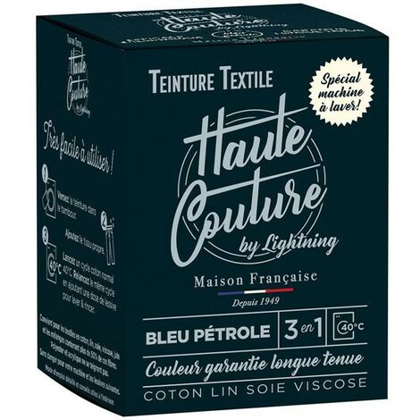 HAUTE-COUTURE - Teinture textile haute couture bleu pétrole 350g