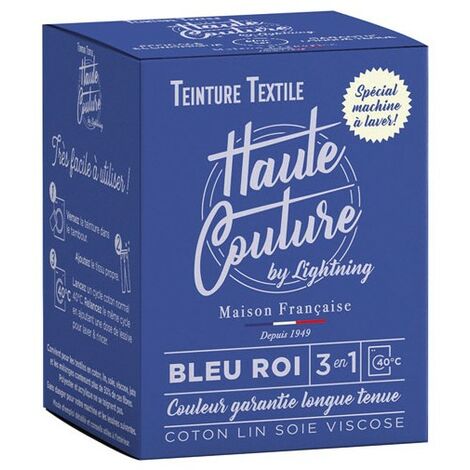 HAUTE-COUTURE - Teinture textile haute couture bleu roi 350g