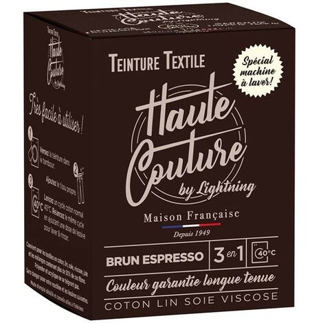 HAUTE-COUTURE - Teinture textile haute couture brun espresso 350g