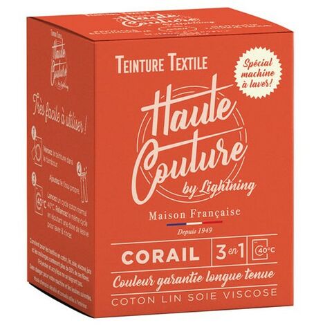 HAUTE-COUTURE - Teinture textile haute couture corail 350g