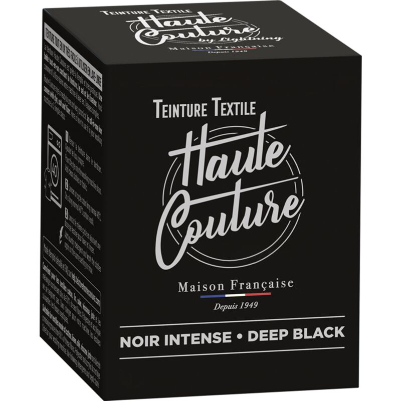 Haute-couture - Teinture textile haute couture noir intense 350g