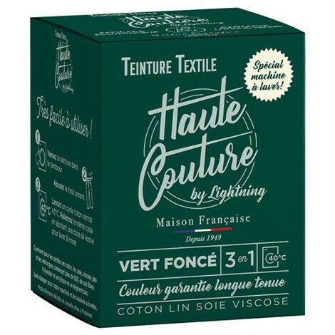 HAUTE-COUTURE - Teinture textile haute couture vert foncé 350g
