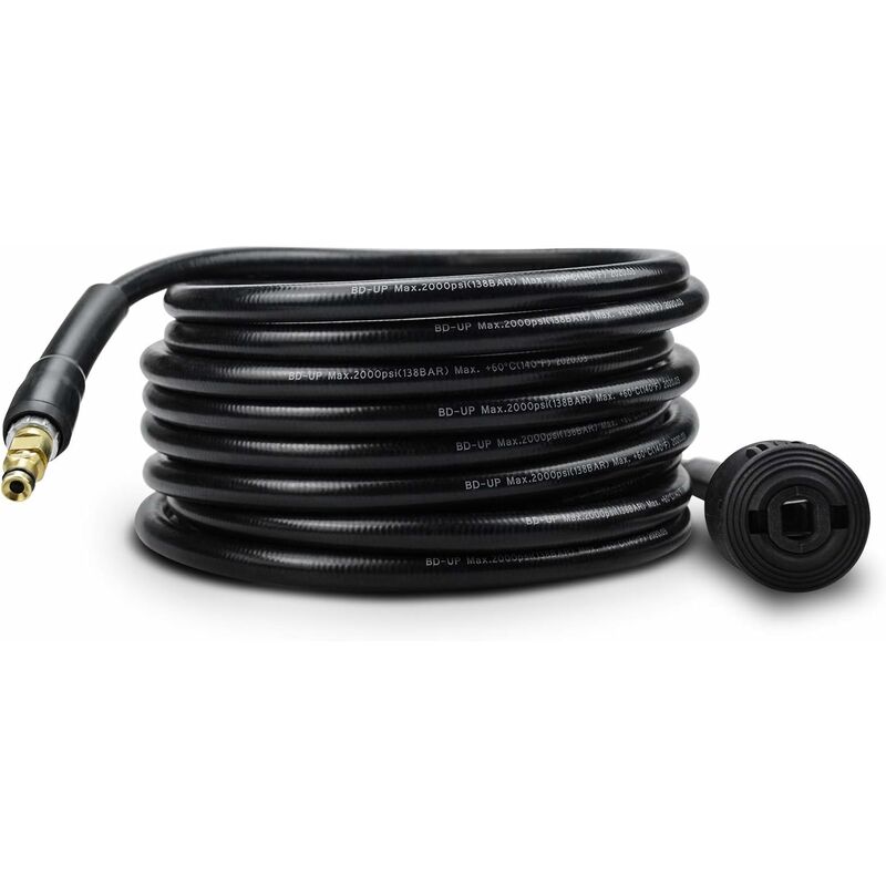 Roleader - Haute Pression Rallonge flexible Tuyau 15 m Quick Coupling renforcée Pour Karcher K2 K3 K4 K5 K6 K7