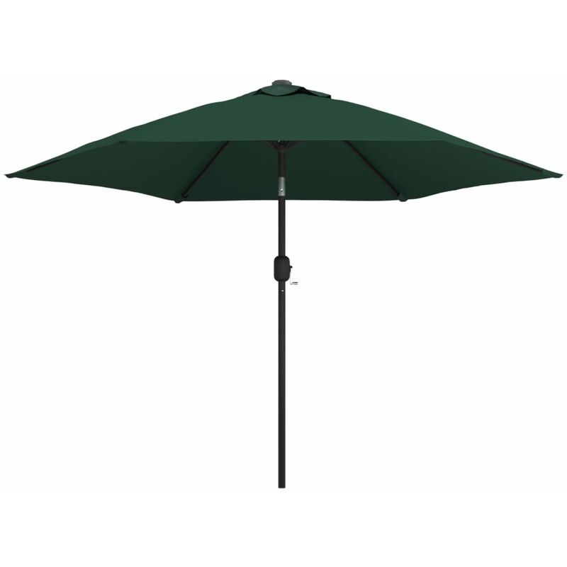Haute qualité -Parasol en porte-à-faux 3 m Vert - Résistant aux UV22316