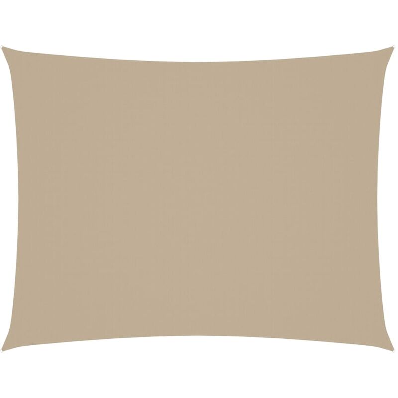 Kalisse - inlife Voile de parasol Tissu Oxford rectangulaire 5x6 m Beige