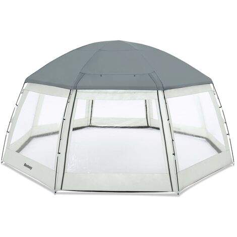 Haute qualité -Bestway Dôme de piscine 600 x 600 x 295 cm24421