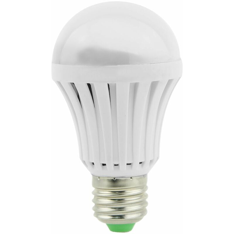 Tlily - Haute Tension 1 E27 15LED 2835 smd 5W en Plastique led Ampoule D'éClairage de Secours Intelligent 217LM LumièRe Blanche 85V-265V avec