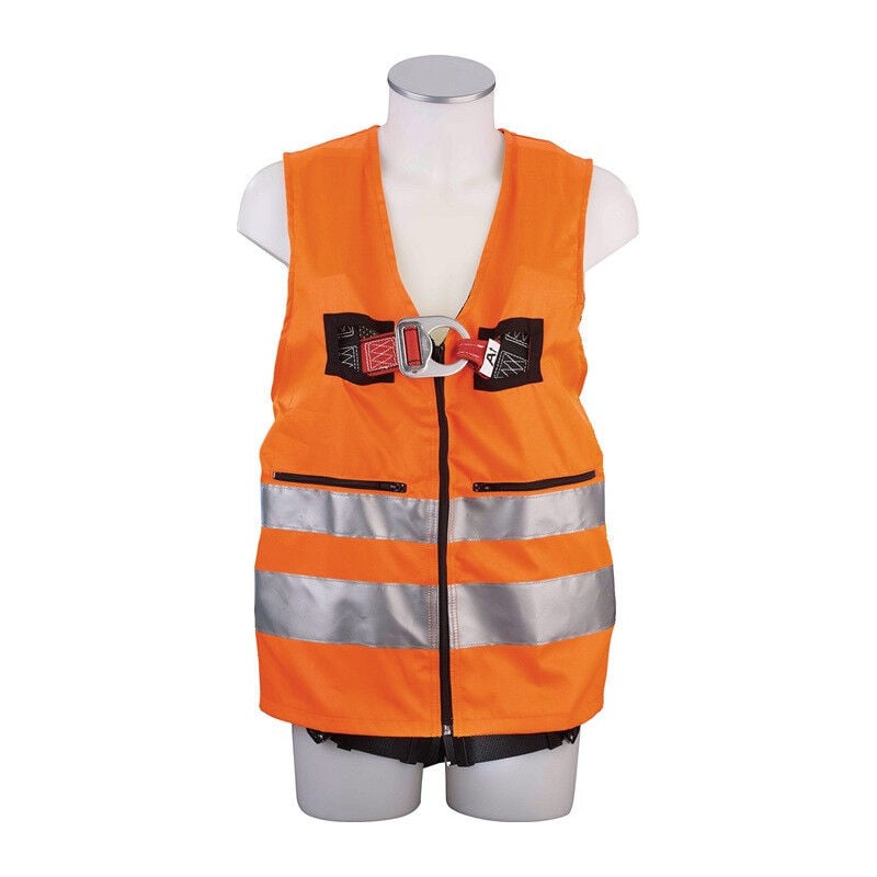 Gilet haute visibilité MAS40 Quick EN361 EN20471 Gilet 2 points orange pour taille 44-54 mas
