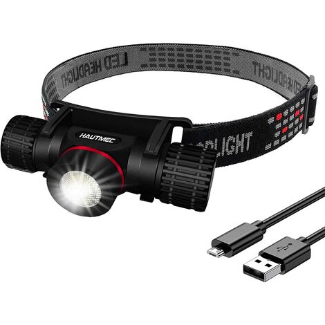 Head Torch Rechargeable, Blukar 2000L Super Bright Lightweight Waterproof  LED