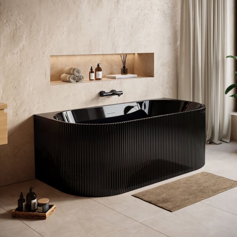 Badplaats Halb Freistehende Badewanne Havana 170 X 80 X 58 Cm Sc