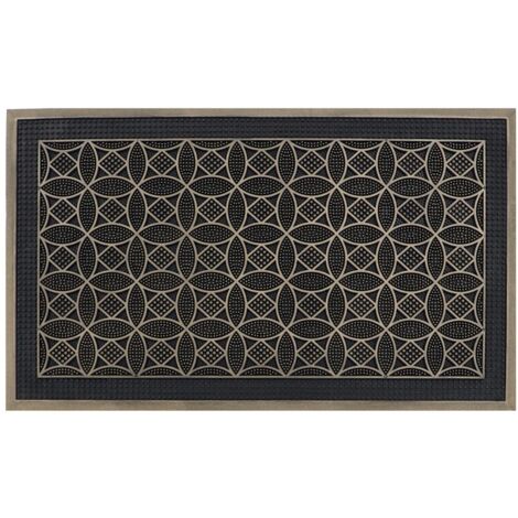 Havana Rubber Pin Doormat, 45x75cm, Circles