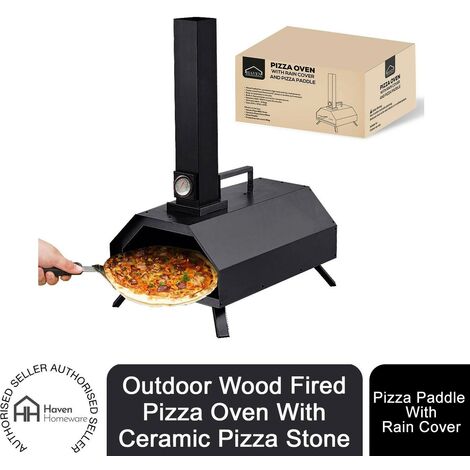 MM_UNVERIFIED_BRAND Haven Pizza Oven with Ceramic Pizza Stone Pizza Paddle