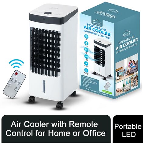 Haven Portable LED Air Cooler with Remote Control for Home or Office