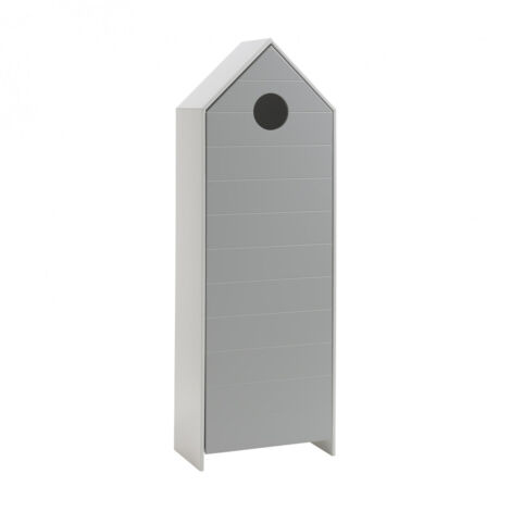 HAVRE - Armoire Cabane de Plage Grise 1 Porte