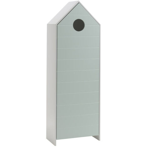 HAVRE - Armoire Cabane de Plage Vert Menthe 1 Porte