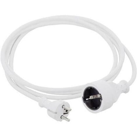 HAWA 1008290 Alimentazione Prolunga 16 A Bianco 3.00 m H05VV-F 3G 1,5 mm²