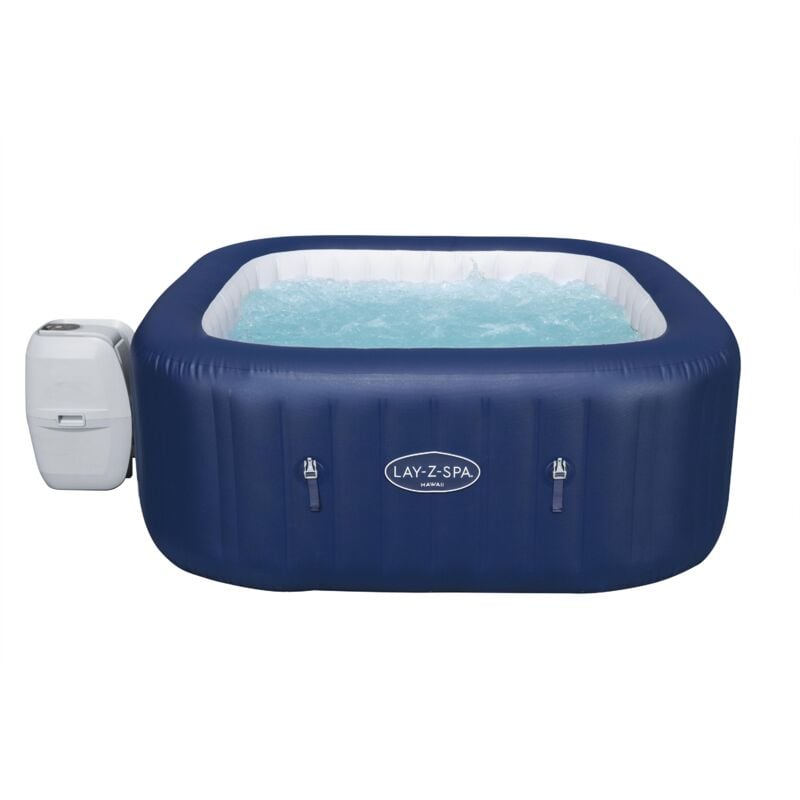 Bestway - Spa gonflable carré Lay-Z-Spa Hawaii Airjet 4 - 6 personnes