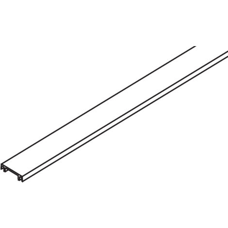 Hawa Clip-Abdeckung, Alu eloxiert, zu Art. 042.3041 / 042.3039, L= 3500 mm
