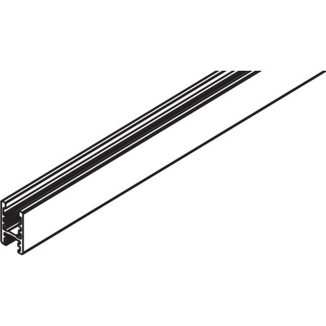 Hawa Glasfixierungsprofil Clipo 16, Aluminium, eloxiert, zum Kleben, L= 2500 mm