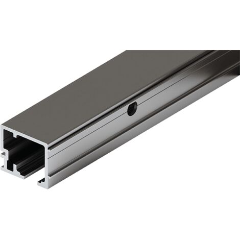 Hawa Laufschiene Junior 80/100 Wandmontage Alu eloxiert L= 2000 mm