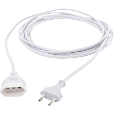 HAWA R695 Alimentazione Prolunga 2.5 A Bianco 3.00 m H03VVH2-F 2X 0,75 mm² piatto