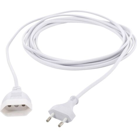 HAWA R695 Alimentazione Prolunga 2.5 A Bianco 3.00 m H03VVH2-F 2X 0,75 mm² piatto