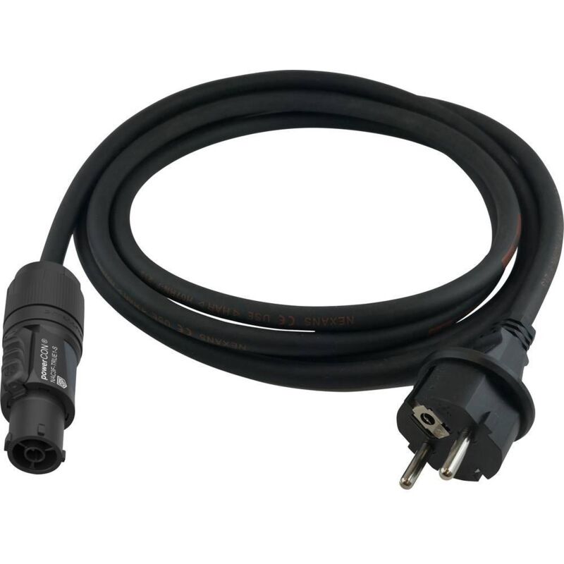 Hawa - R7027 alimentation Câble de raccordement noir 3.00 m