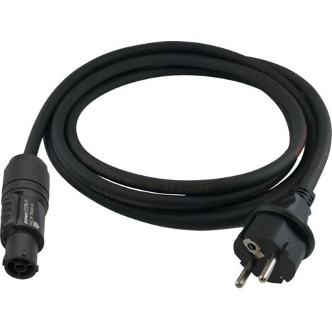 HAWA R7028 alimentation Câble de raccordement noir 5.00 m Y116692