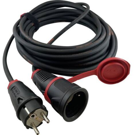 HAWA R7031 Alimentazione Prolunga 16 A Nero 20.00 m H07RN-F 3G 1,5 mm²