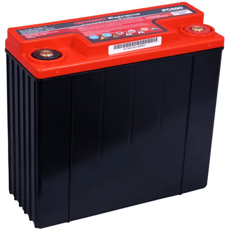 Enersys - Batterie démarrage haute performance Odyssey Extreme PC680 12V 16Ah M6