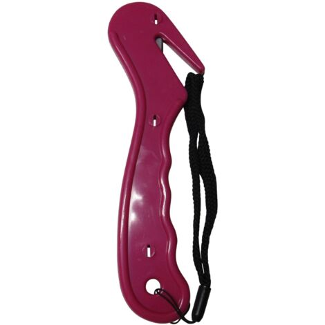 Hay Net Safety Cutter Pink (Horse Straw Stable Round Bale Blade Hook)