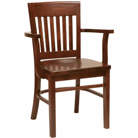 Wooden chair 2024 with handle