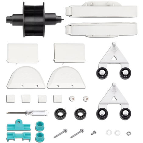 Hayward AXV621DAT Turbinenlagersatz + AXV417WHP Schwenkarmsatz, Poolroboter-Reparaturset mit Schraubendreher