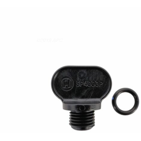Hayward – Bouchon de vidange pour pompe de piscine – Compatible Max Flo II, Tristar, Booster Pump – Joint inclus – Référence SPX4000FG