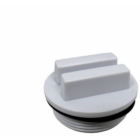 Hayward – Bouchon d'hivernage en PVC 1'1/2 – Joint torique inclus – Étanchéité optimale – Protection contre le gel piscine - SP1022C