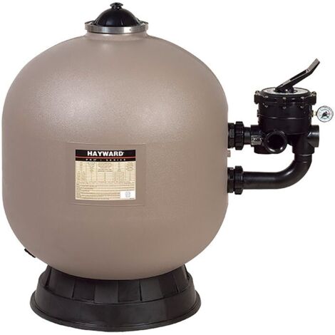 Hayward – Filtre à sable 14 m³/h – Débit max 14 m³/h – Diamètre cuve 59.4 cm – Polyéthylène haute densité – Vanne Vari Flo 6 positions - S244SXE