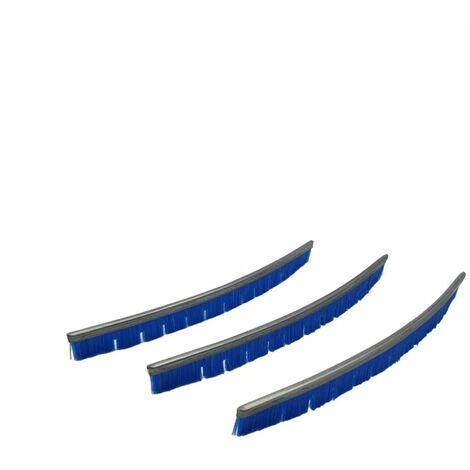 Hayward – Kit de 3 brosses de rechange pour balai piscine SPX1068G3 – Support en aluminium – Élimination des algues tenaces