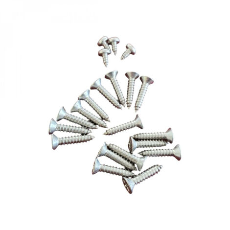 Lot de 22 vis pour skimmer de piscine Powerline – Dimensions 5.5x25mm et 5x12mm – Compatible avec skimmers Hayward - PWX13