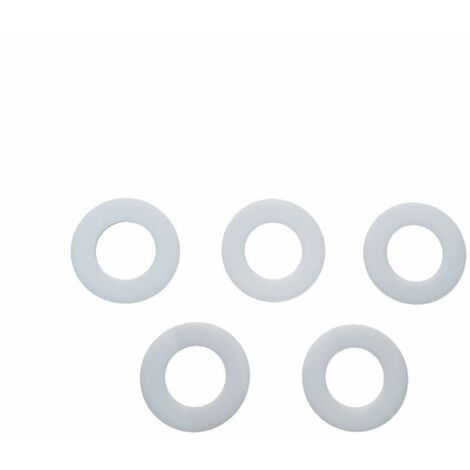 Hayward – Lot de 5 rondelles supérieures pour vannes multivoies de piscine – Blanc – Compatible SP704 SP710 SP711 SP712 SP715 SP716 SW704T SW711T - SPX0710Z16
