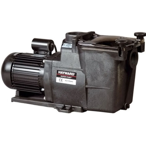 Hayward – Pompe de filtration 1.5 cv 18 m3/h triphasé – Débit max 18 m3/h – Préfiltre carré pour entretien facile – Compatible bassins jusqu'à 120 m³ - sp2616xe223