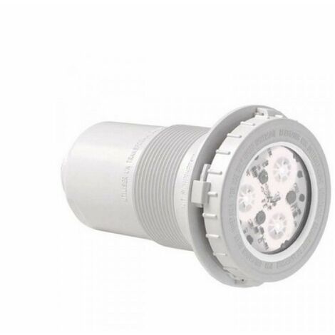 Hayward – Projecteur LED blanc 18W pour piscine béton – 3 LEDs haute intensité – Angle de diffusion 120° – Alimentation 12V – Niche plastique résistante - 3424LEDBL