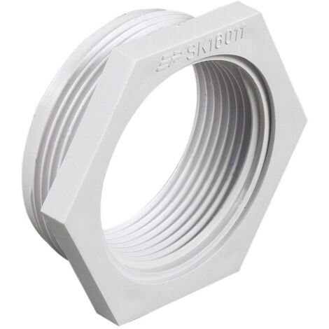 Hayward – Réduction filetée 2P 1 1/2 P pour skimmer de piscine 3191 – Plastique ABS blanc – Compatible piscines béton et liner