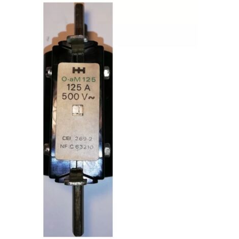 Hazemeyer 3327312 Cartouche à couteau aM - taille 0 - 125A - 500V